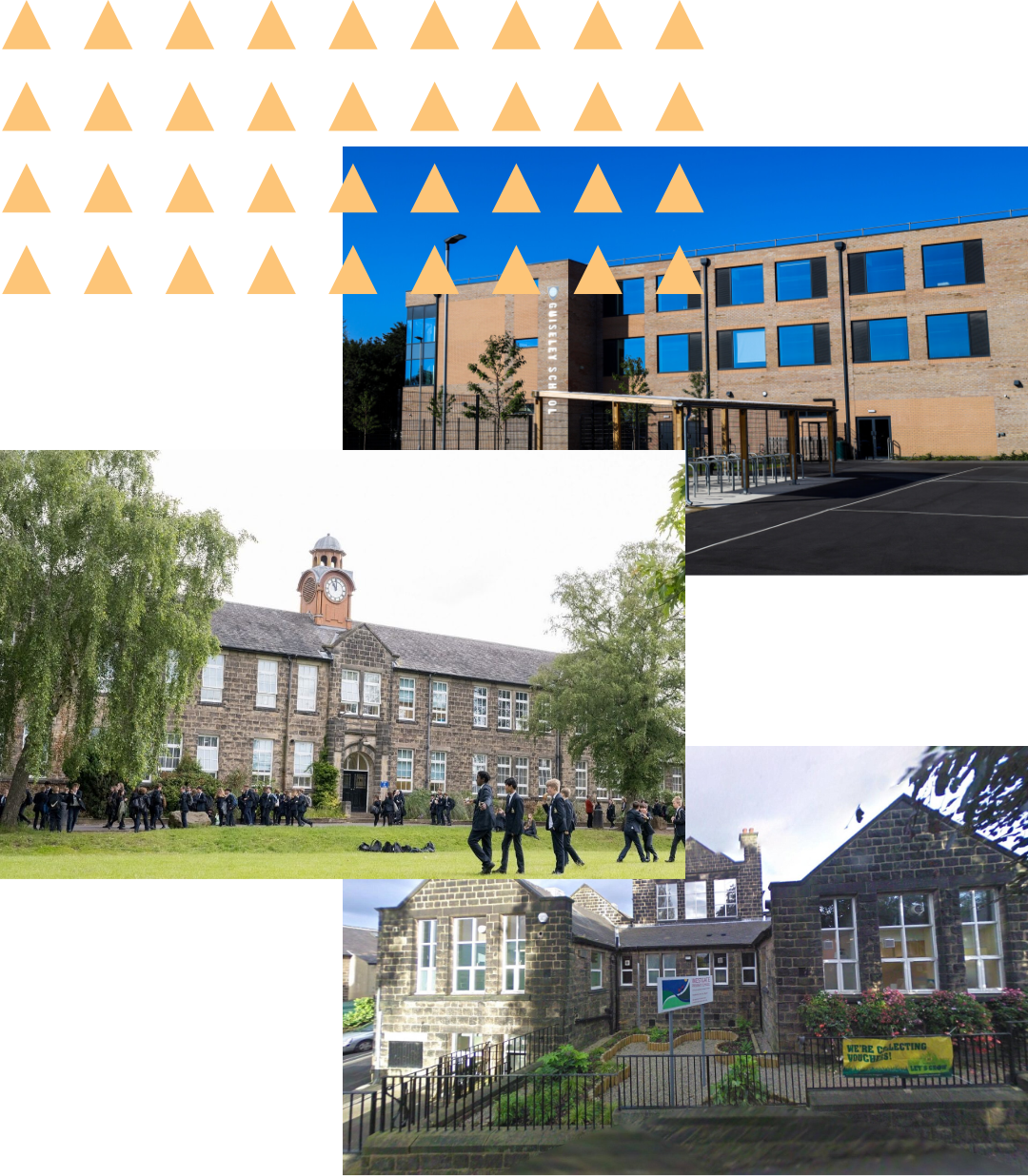 Schools in Otley and the surrounding area including Guiseley School.